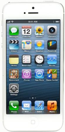 Смартфон Apple iPhone 5 64Gb White & Silver - Котовск